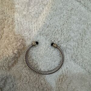 Silver Twisted Cuff Bracelet